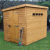 8' x 6' Traditional Shiplap Pent Security Wooden Garden Shed (2.44m x 1.83m)