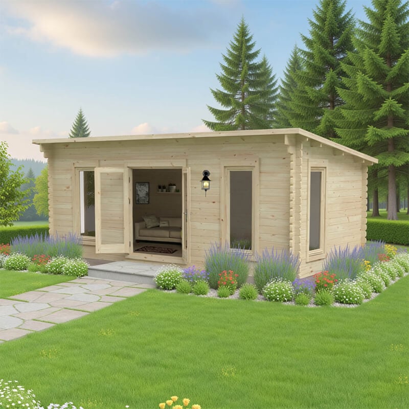 Forest Arley 6m x 3m Log Cabin (45mm)