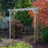 Forest Classic Flat Top Wooden Garden Pergola Arch 6'11 x 2'4