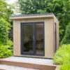 Forest Xtend 2.5 Small Garden Office: Small Insulated Garden Room with uPVC - 2.54m x 2.9m (97mm)