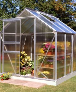 Halls 6x6 Aluminium Frame Polycarbonate Greenhouse