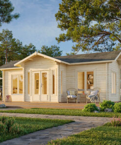 Palmako Anna 7.8m x 4.8m Log Cabin Garden Building (70mm)