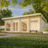 Palmako Heidi 8.4m x 3m Log Cabin Garden Building (70mm)