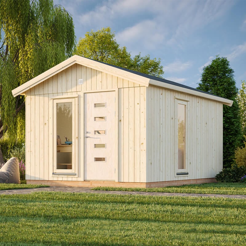 Palmako Ly 3.3m x 4.5m Garden Room Garden House (19mm)