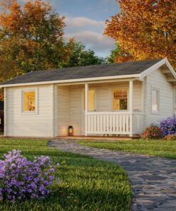 Palmako Sandra 6.3 x 4.5m Log Cabin Garden Building (70mm)